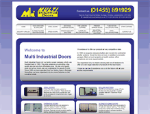 Tablet Screenshot of multiindustrialdoors.co.uk